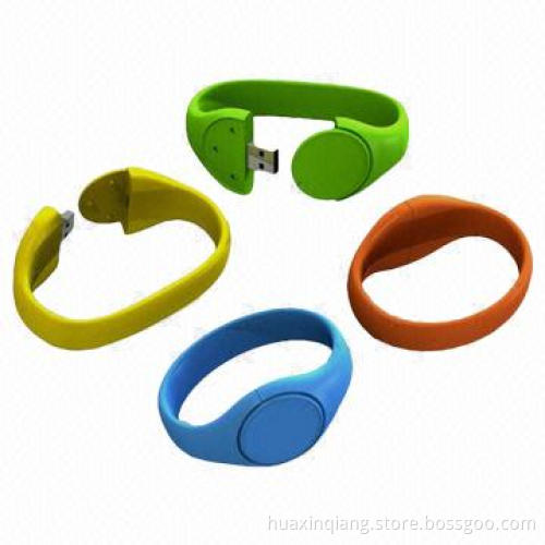 Wrist Strap USB Flash Drive, 128MB-64GB Capacities, Plastic Housing, 5 Years Warranty, USB 2.0